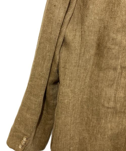 TODAYFUL（トゥデイフル）TODAYFUL (トゥデイフル) Boyfriend Linen Jacket ブラウン サイズ:36の古着・服飾アイテム