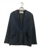 TODAYFULトゥデイフル）の古着「Uneck Pullover Jacket」｜ブラック