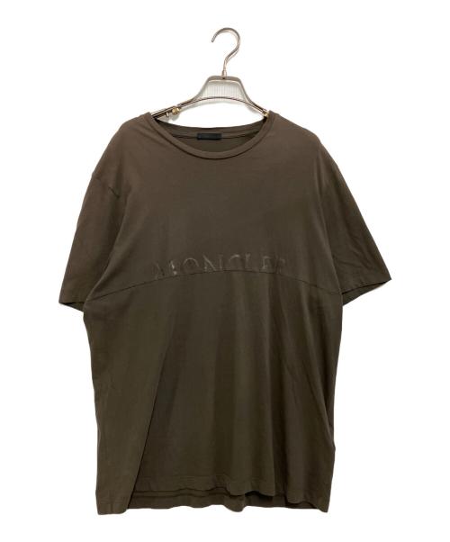 MONCLER（モンクレール）MONCLER (モンクレール) ロゴカットソー ブラウン サイズ:Lの古着・服飾アイテム