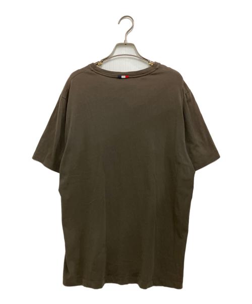 MONCLER（モンクレール）MONCLER (モンクレール) ロゴカットソー ブラウン サイズ:Lの古着・服飾アイテム