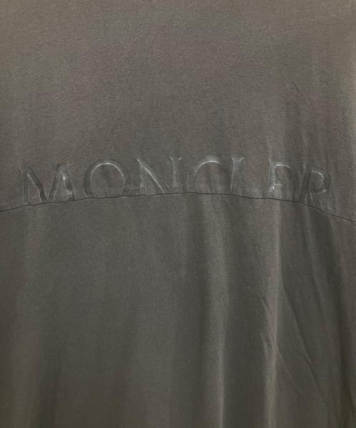 MONCLER（モンクレール）MONCLER (モンクレール) ロゴカットソー ブラウン サイズ:Lの古着・服飾アイテム
