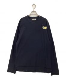 JIL SANDER（ジルサンダー）の古着「ワンポイントカットソー」｜ネイビー