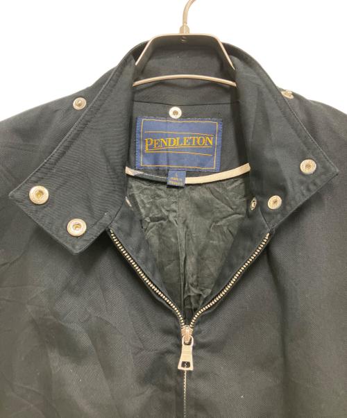 PENDLETON（ペンドルトン）PENDLETON (ペンドルトン) ハリントンジャケット ブラック サイズ:Lの古着・服飾アイテム