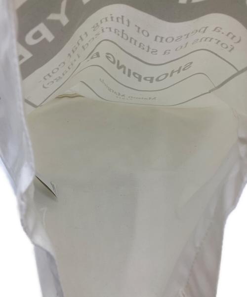 Maison Margiela（メゾンマルジェラ）Maison Margiela (メゾンマルジェラ) SHOPPING BAG ホワイトの古着・服飾アイテム
