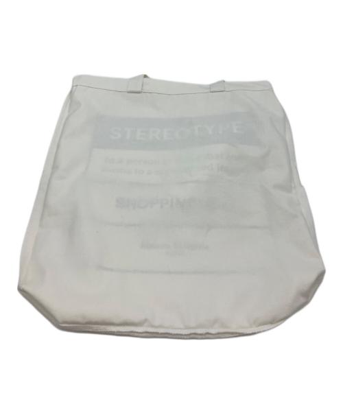 Maison Margiela（メゾンマルジェラ）Maison Margiela (メゾンマルジェラ) SHOPPING BAG ホワイトの古着・服飾アイテム