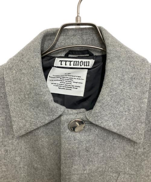 TTT MSW（ティー）TTT MSW (ティー) ウールコート グレー サイズ:Mの古着・服飾アイテム