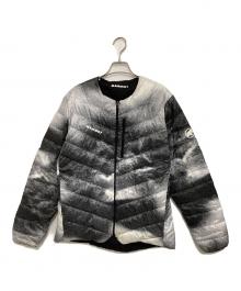 MAMMUT（マムート）の古着「Seon IN Cardigan AF Grain」｜ブラック×ホワイト