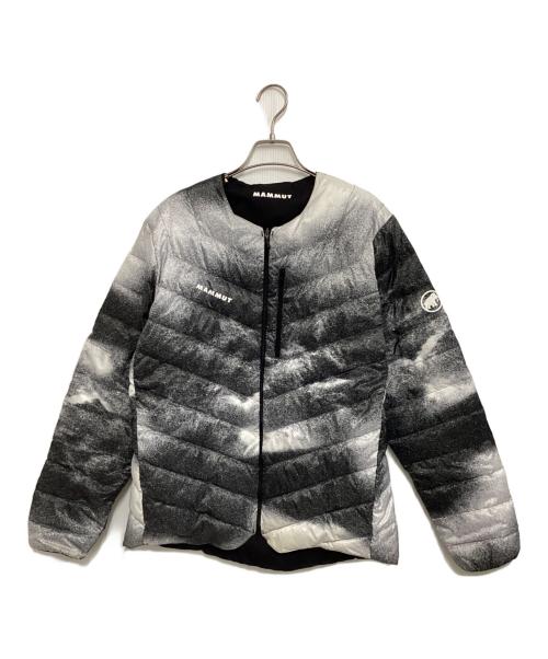 MAMMUT（マムート）MAMMUT (マムート) Seon IN Cardigan AF Grain ブラック×ホワイト サイズ:Lの古着・服飾アイテム