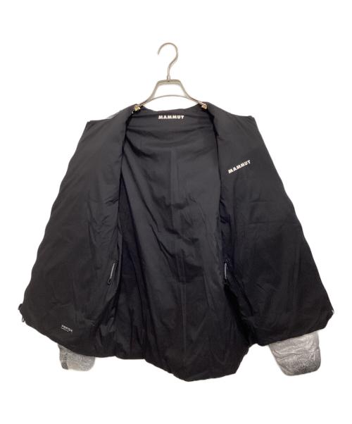 MAMMUT（マムート）MAMMUT (マムート) Seon IN Cardigan AF Grain ブラック×ホワイト サイズ:Lの古着・服飾アイテム