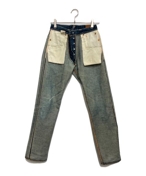 EVISU（エヴィス）EVISU (エヴィス) デニムパンツ ブルー サイズ:Mの古着・服飾アイテム
