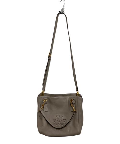TORY BURCH（トリーバーチ）TORY BURCH (トリーバーチ) ハーパースモールサッチェル グレーの古着・服飾アイテム