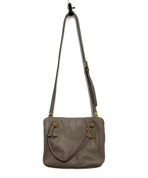 TORY BURCH（トリーバーチ）TORY BURCH (トリーバーチ) ハーパースモールサッチェル グレーの古着・服飾アイテム