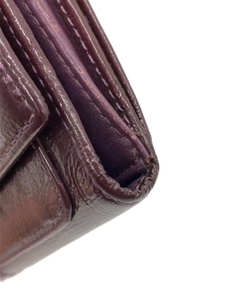 COACH（コーチ）COACH (コーチ) 3つ折り長財布 パープルの古着・服飾アイテム