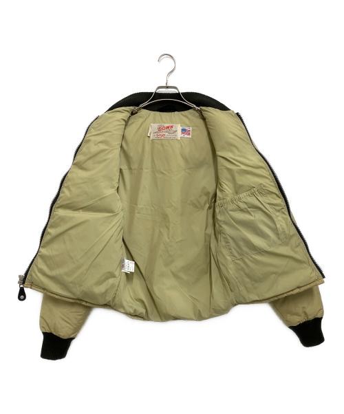 DOWN by schott（ダウン バイ ショット）DOWN by schott (ダウン バイ ショット) ダウンジャケット カーキ サイズ:Sの古着・服飾アイテム