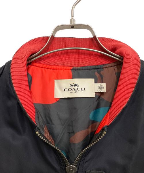 COACH（コーチ）COACH (コーチ) MA-1 フライトジャケット ブラック サイズ:Sの古着・服飾アイテム