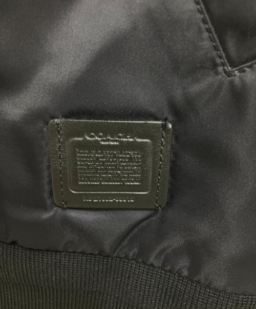 COACH（コーチ）COACH (コーチ) MA-1 フライトジャケット ブラック サイズ:Sの古着・服飾アイテム