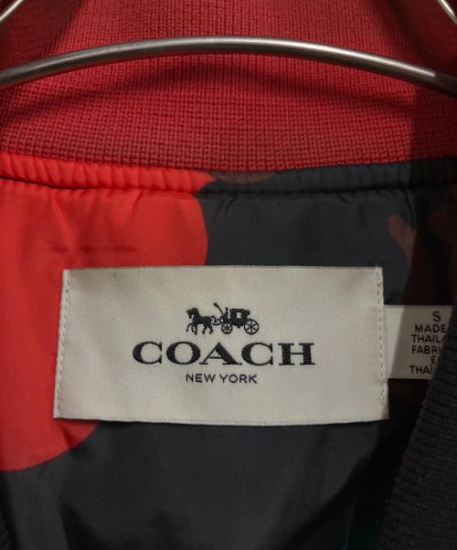 COACH（コーチ）COACH (コーチ) MA-1 フライトジャケット ブラック サイズ:Sの古着・服飾アイテム