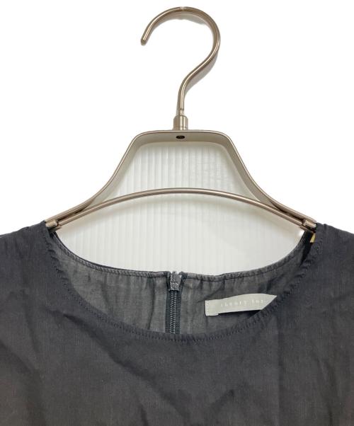 theory luxe（セオリーリュクス）theory luxe (セオリーリュクス) Crisp Linen Estelle半袖ワンピース ブラック サイズ:Mの古着・服飾アイテム