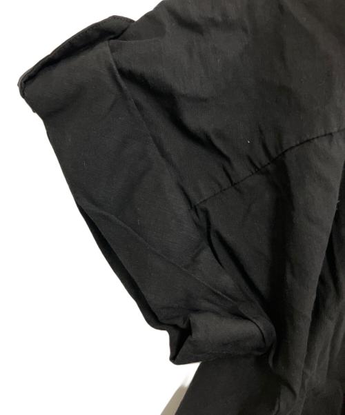 theory luxe（セオリーリュクス）theory luxe (セオリーリュクス) Crisp Linen Estelle半袖ワンピース ブラック サイズ:Mの古着・服飾アイテム