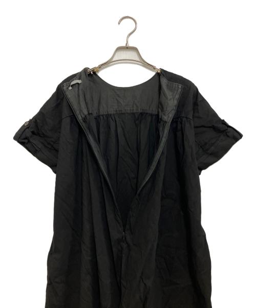 theory luxe（セオリーリュクス）theory luxe (セオリーリュクス) Crisp Linen Estelle半袖ワンピース ブラック サイズ:Mの古着・服飾アイテム