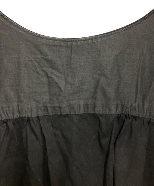 theory luxe（セオリーリュクス）theory luxe (セオリーリュクス) Crisp Linen Estelle半袖ワンピース ブラック サイズ:Mの古着・服飾アイテム