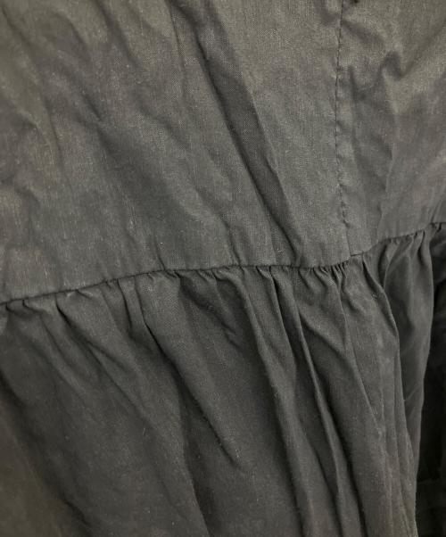 theory luxe（セオリーリュクス）theory luxe (セオリーリュクス) Crisp Linen Estelle半袖ワンピース ブラック サイズ:Mの古着・服飾アイテム