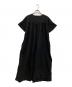theory luxe (セオリーリュクス) Crisp Linen Estelle半袖ワンピース ブラック サイズ:M：7000円