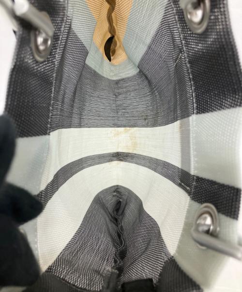 MARNI（マルニ）MARNI (マルニ) ストライプミニショルダーバッグ グレーの古着・服飾アイテム