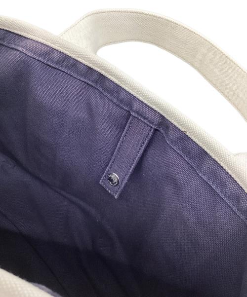 POLO RALPH LAUREN（ポロ・ラルフローレン）POLO RALPH LAUREN (ポロ・ラルフローレン) キャンバストートバッグ ホワイトの古着・服飾アイテム