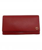 GUCCIグッチ）の古着「長財布」｜レッド