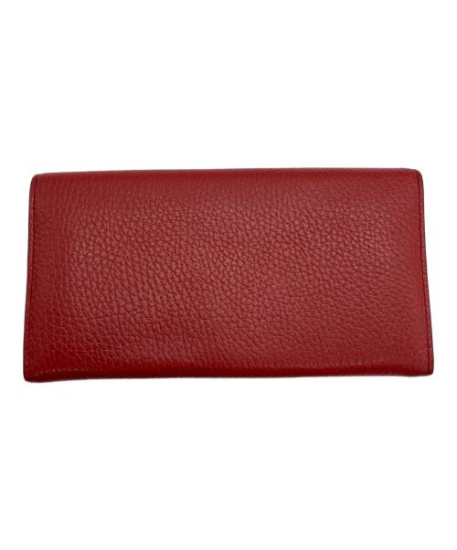GUCCI（グッチ）GUCCI (グッチ) 長財布 レッドの古着・服飾アイテム
