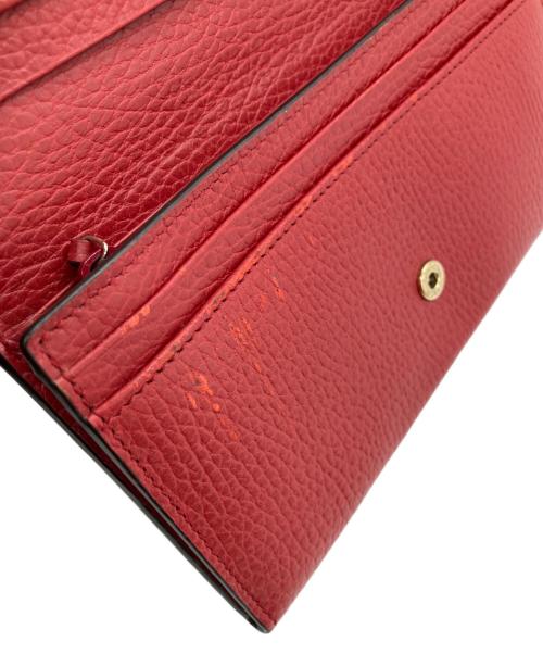 GUCCI（グッチ）GUCCI (グッチ) 長財布 レッドの古着・服飾アイテム