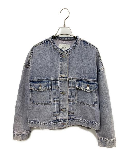 ARPEGE STORY（アルページュストーリー）Arpege story (アルページュストーリー) ノーカラーGジャン ピンクスカイブルー サイズ:1の古着・服飾アイテム