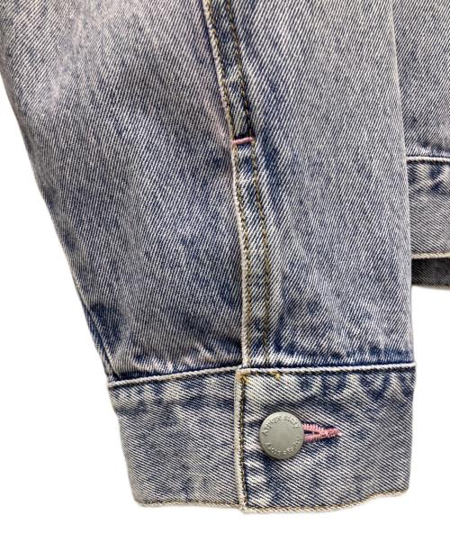 ARPEGE STORY（アルページュストーリー）Arpege story (アルページュストーリー) ノーカラーGジャン ピンクスカイブルー サイズ:1の古着・服飾アイテム