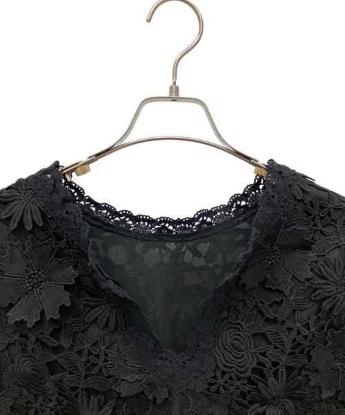 CADUNE（カデュネ）CADUNE (カデュネ) ノースリーブブラウス ブラック サイズ:38の古着・服飾アイテム