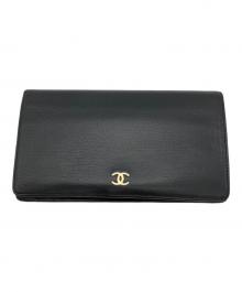 CHANEL（シャネル）の古着「長財布」｜ブラック