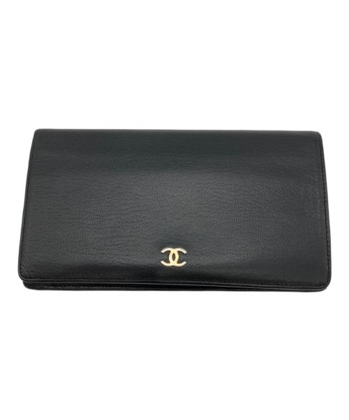 CHANEL（シャネル）CHANEL (シャネル) 長財布 ブラックの古着・服飾アイテム