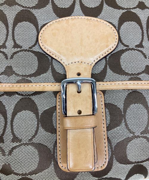 COACH（コーチ）COACH (コーチ) ショルダーバッグ ベージュ×ブラウンの古着・服飾アイテム