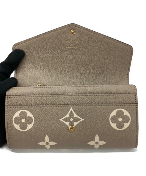 LOUIS VUITTON（ルイ ヴィトン）LOUIS VUITTON (ルイ ヴィトン) 長財布 ベージュの古着・服飾アイテム