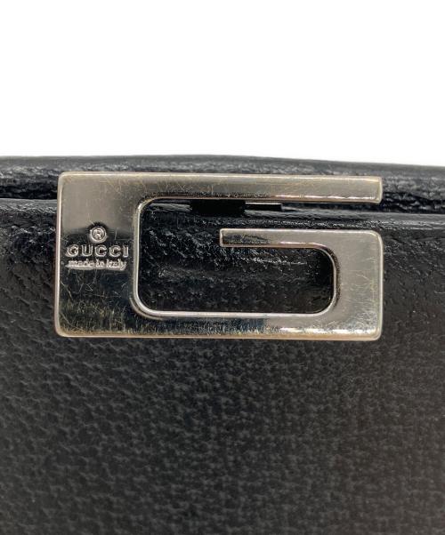 GUCCI（グッチ）GUCCI (グッチ) 長財布 ブラックの古着・服飾アイテム
