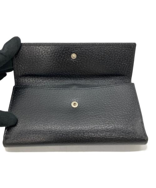 GUCCI（グッチ）GUCCI (グッチ) 長財布 ブラックの古着・服飾アイテム