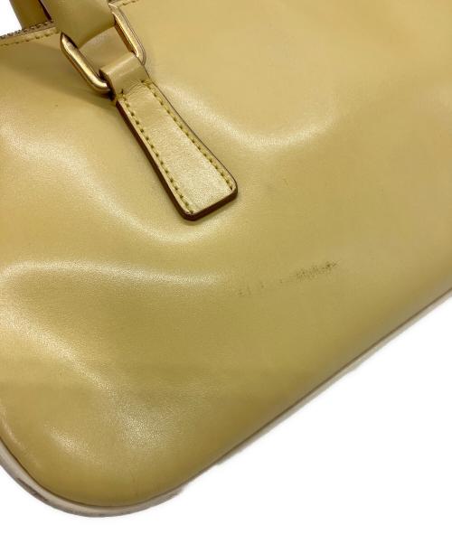 PRADA（プラダ）PRADA (プラダ) ハンドバッグ イエローの古着・服飾アイテム