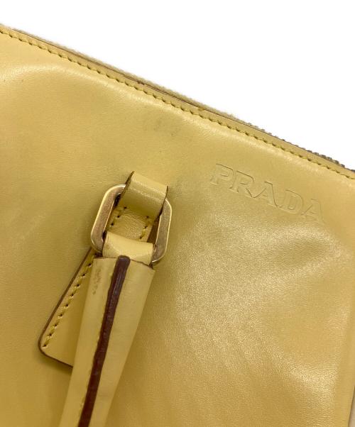 PRADA（プラダ）PRADA (プラダ) ハンドバッグ イエローの古着・服飾アイテム