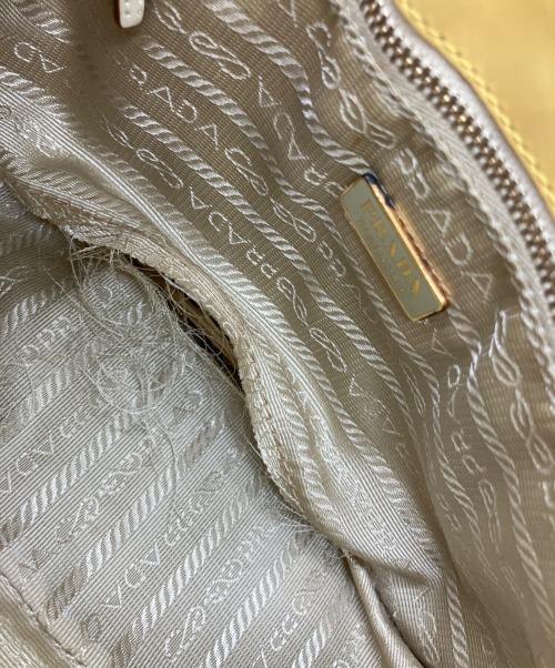PRADA（プラダ）PRADA (プラダ) ハンドバッグ イエローの古着・服飾アイテム