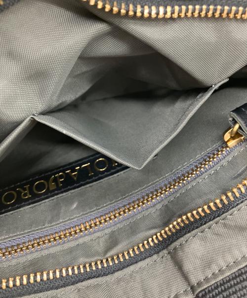 VIOLAd'ORO（ヴィオラドーロ）VIOLAd'ORO (ヴィオラドーロ) 2WAYナイロントートバッグ ゴールドの古着・服飾アイテム