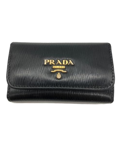 PRADA（プラダ）PRADA (プラダ) 6連キーケース ブラックの古着・服飾アイテム