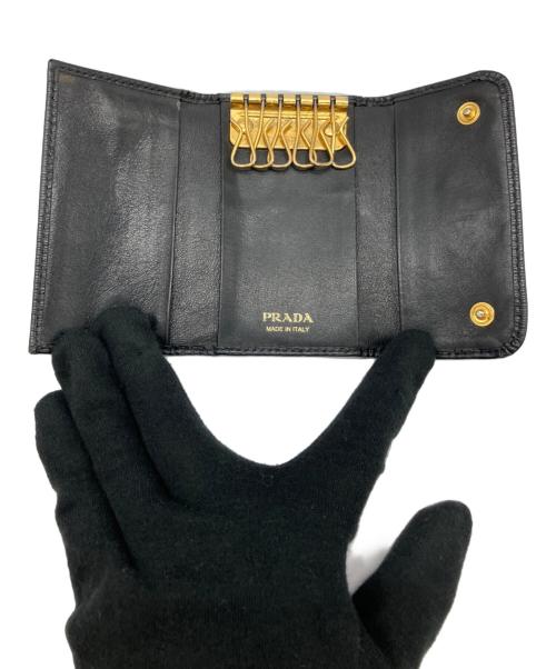PRADA（プラダ）PRADA (プラダ) 6連キーケース ブラックの古着・服飾アイテム