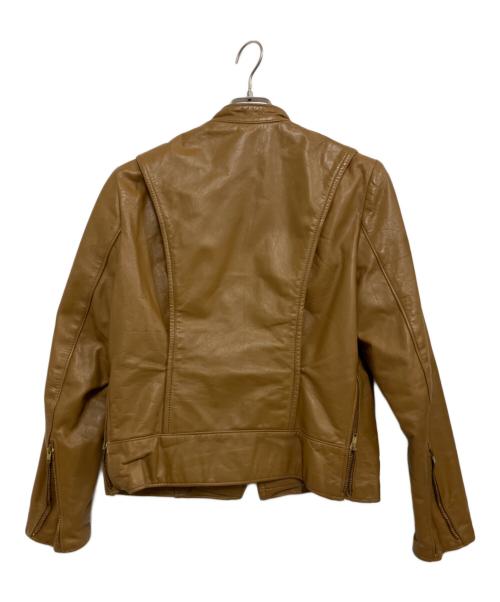 BROOKS（ブルックス）BROOKS (ブルックス) レザージャケット キャメル サイズ:36の古着・服飾アイテム