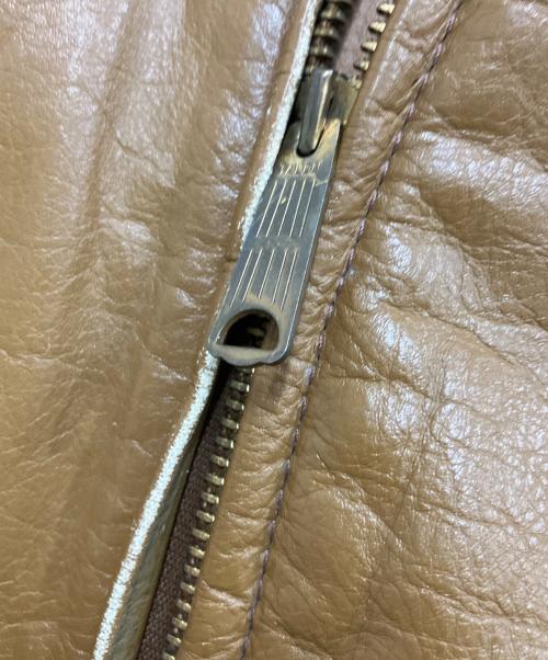 BROOKS（ブルックス）BROOKS (ブルックス) レザージャケット キャメル サイズ:36の古着・服飾アイテム