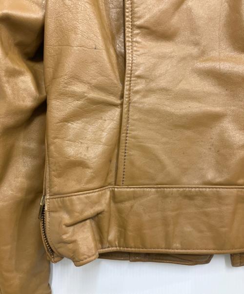 BROOKS（ブルックス）BROOKS (ブルックス) レザージャケット キャメル サイズ:36の古着・服飾アイテム